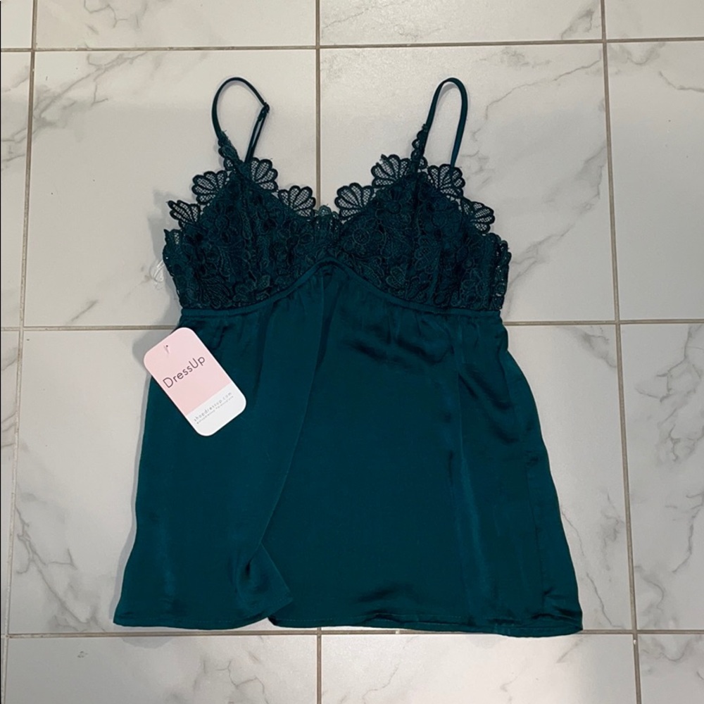 Emerald green tank